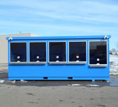 Blue Ticket Booth