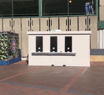 prefab ticket booth design